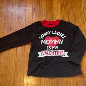 4T, valentines long sleeve shirt